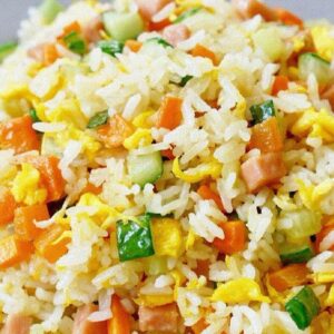 Riz Sauté à la Cantonaise – Fried Rice Bacon